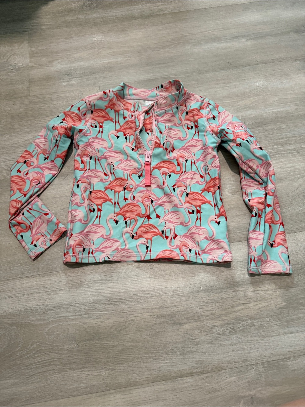Ruffle Butts long sleeve rashguard size 5